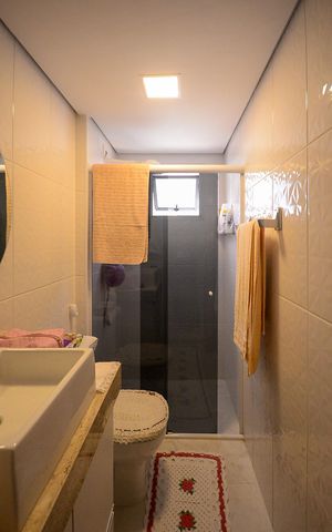 Apartamento à venda com 67m², 3 quartos e 1 vaga Apartamento à venda com 67m², 3 quartos e 1 vagaBanheiro