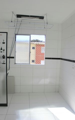 Apartamento à venda com 53m², 2 quartos e 1 vagaCozinha e área de serviço 