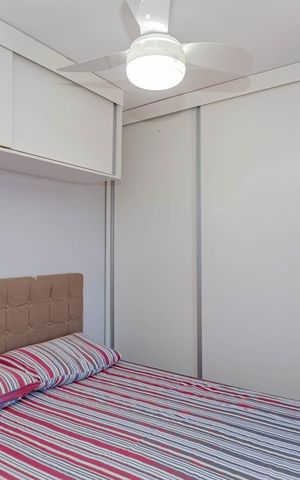 Apartamento à venda com 50m², 2 quartos e 1 vagaQuarto 2