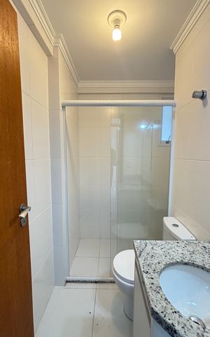 Apartamento à venda com 60m², 2 quartos e 2 vagas Apartamento à venda com 60m², 2 quartos e 2 vagasBanheiro