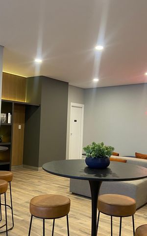 Apartamento à venda com 40m², 1 quarto e 1 vaga Apartamento à venda com 40m², 1 quarto e 1 vagaEspaço café