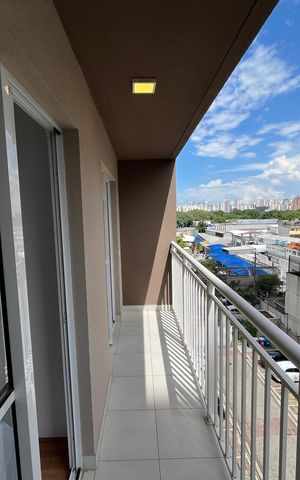 Studio para alugar com 32m², 1 quarto e sem vaga Studio para alugar com 32m², 1 quarto e sem vagaVaranda da Sala