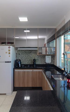 Casa de condomínio à venda com 35m², 1 quarto e 1 vaga Casa de condomínio à venda com 35m², 1 quarto e 1 vagaCozinha