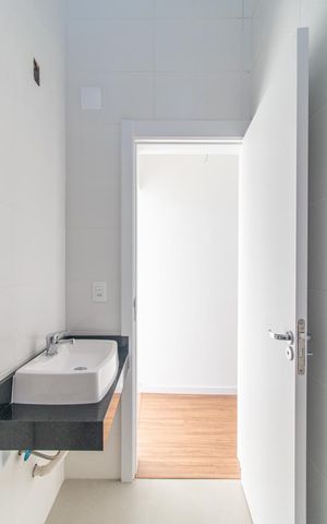 Casa de condomínio à venda com 92m², 3 quartos e 1 vaga Casa de condomínio à venda com 92m², 3 quartos e 1 vagaBanheiro Social