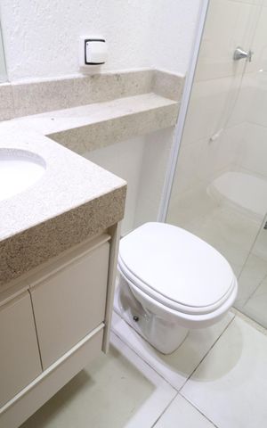 Apartamento para alugar com 58m², 2 quartos e 2 vagasBanheiro Social