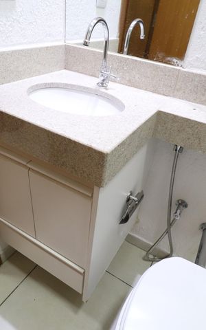 Apartamento para alugar com 58m², 2 quartos e 2 vagasBanheiro Social