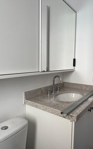 Apartamento para alugar com 58m², 2 quartos e 1 vaga Apartamento para alugar com 58m², 2 quartos e 1 vagaBanheiro da Suíte