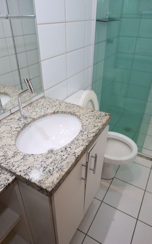 Apartamento para alugar com 59m², 2 quartos e 1 vagaBanheiro Social