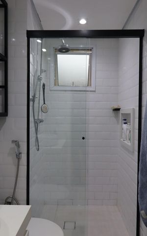 Apartamento à venda com 77m², 2 quartos e 1 vagaBanheiro da Suíte