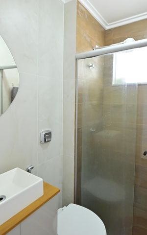 Apartamento à venda com 72m², 3 quartos e 1 vaga Apartamento à venda com 72m², 3 quartos e 1 vagaBanheiro Social