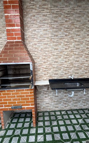 Casa para alugar com 70m², 2 quartos e 1 vagaChurrasqueira