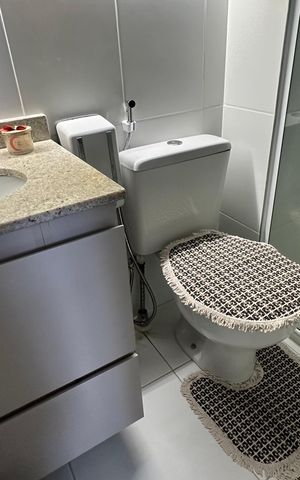 Apartamento à venda com 64m², 2 quartos e 1 vaga Apartamento à venda com 64m², 2 quartos e 1 vagaBanheiro da Suíte