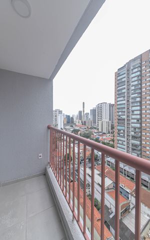 Studio à venda com 25m², 1 quarto e sem vagaVaranda