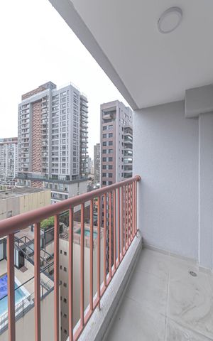 Studio à venda com 25m², 1 quarto e sem vagaVaranda