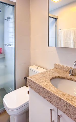 Apartamento à venda com 94m², 2 quartos e 1 vagaBanheiro Social