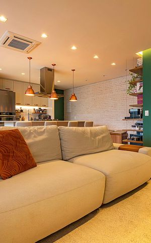 Apartamento à venda com 85m², 1 quarto e 1 vaga Apartamento à venda com 85m², 1 quarto e 1 vagaSala/Cozinha