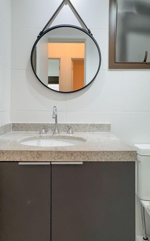 Apartamento para alugar com 81m², 3 quartos e 2 vagas Apartamento para alugar com 81m², 3 quartos e 2 vagasBanheiro Corredor