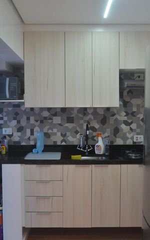 Apartamento à venda com 58m², 2 quartos e 1 vagaCozinha
