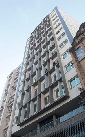 Studio à venda com 28m², 1 quarto e 1 vagaFachada