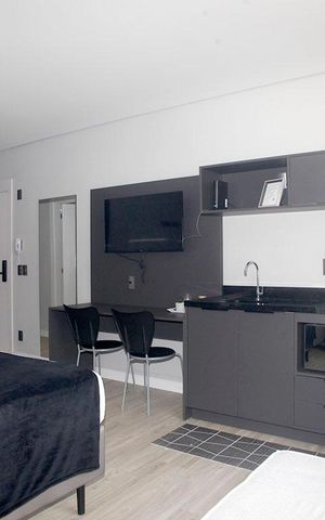 Studio à venda com 28m², 1 quarto e 1 vagaStudio