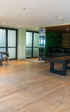 Studio para alugar com 26m², 1 quarto e sem vaga Studio para alugar com 26m², 1 quarto e sem vagaSala de Jogos