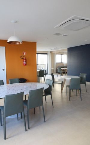 Apartamento para alugar com 55m², 2 quartos e 1 vagaÁrea comum - Salão de festas