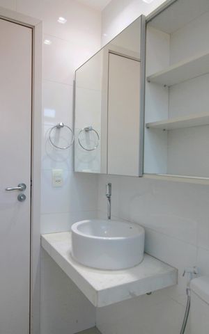 Apartamento para alugar com 127m², 4 quartos e 3 vagasBanheiro
