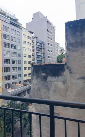 Apartamento para alugar com 28m², 1 quarto e sem vagaVaranda