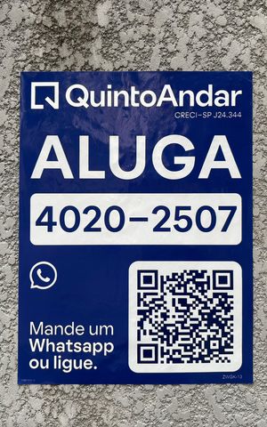 Studio para alugar com 21m², 1 quarto e sem vaga Studio para alugar com 21m², 1 quarto e sem vagaPlaca
