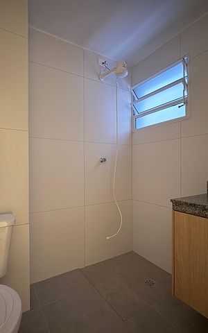 Studio para alugar com 21m², 1 quarto e sem vaga Studio para alugar com 21m², 1 quarto e sem vagaBanheiro