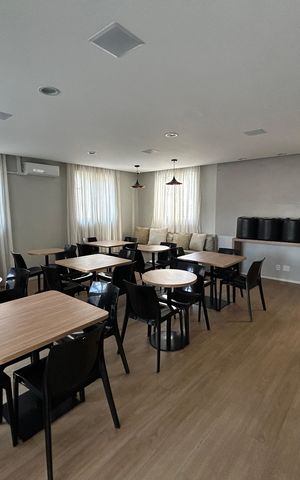 Apartamento para alugar com 42m², 2 quartos e sem vagaÁrea comum - Salão de festas