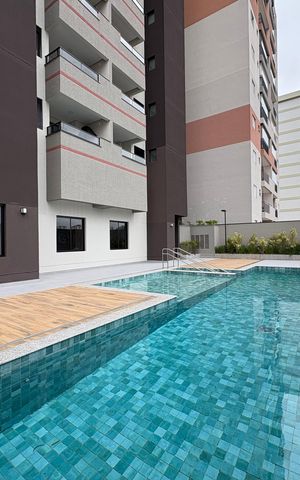 Apartamento para alugar com 64m², 2 quartos e 2 vagas Apartamento para alugar com 64m², 2 quartos e 2 vagasÁrea comum - Piscina
