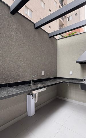Apartamento para alugar com 64m², 2 quartos e 2 vagas Apartamento para alugar com 64m², 2 quartos e 2 vagasÁrea comum - Churrasqueira