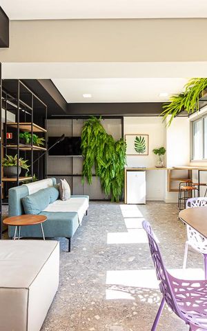 Studio para alugar com 24m², 1 quarto e sem vaga Studio para alugar com 24m², 1 quarto e sem vagaHall