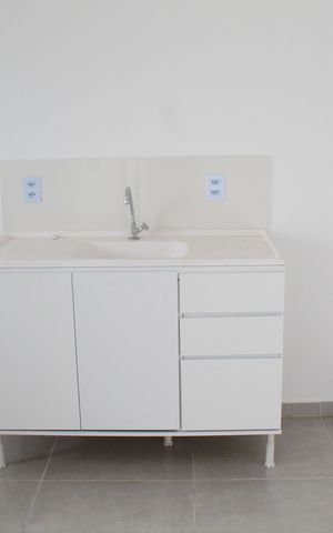 Apartamento para alugar com 58m², 2 quartos e 1 vagaCozinha e Área de Serviço