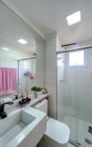 Apartamento à venda com 55m², 2 quartos e 1 vagaBanheiro