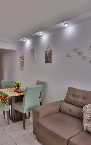 Apartamento para alugar com 60m², 2 quartos e 1 vagaSala