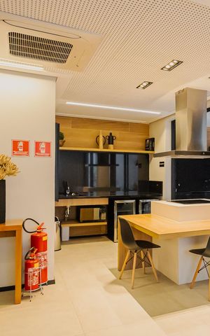 Studio à venda com 21m², 1 quarto e sem vagaSalão de Festas