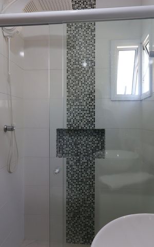 Apartamento à venda com 135m², 4 quartos e 2 vagasBanheiro da Suíte 3