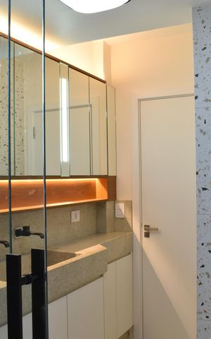 Apartamento para alugar com 119m², 3 quartos e 1 vagaBanheiro da Suíte