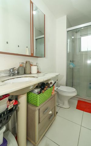 Apartamento à venda com 93m², 3 quartos e 2 vagasBanheiro da Suíte