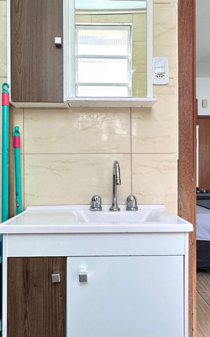 Apartamento para alugar com 27m², 0 quarto e sem vaga Apartamento para alugar com 27m², 0 quarto e sem vagaBanheiro