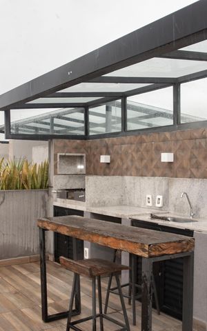 Studio para alugar com 26m², 1 quarto e sem vagaÁrea comum - Rooftop/Churrasqueira