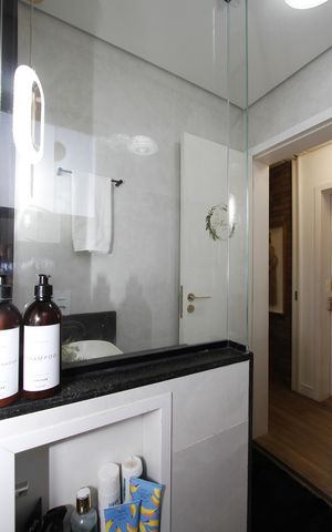 Apartamento à venda com 57m², 2 quartos e 2 vagasBanheiro Social