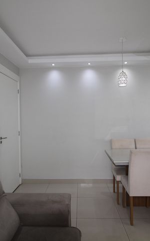 Apartamento à venda com 46m², 2 quartos e 1 vagaSala