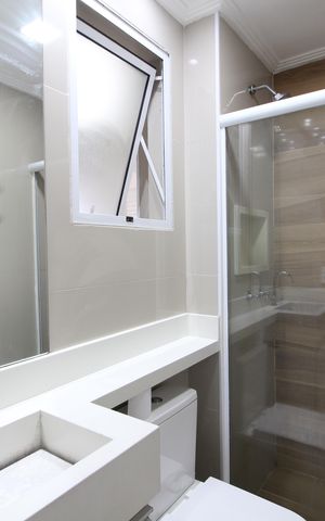 Apartamento à venda com 46m², 2 quartos e 1 vagaBanheiro Social