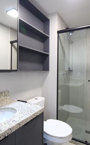 Apartamento à venda com 68m², 3 quartos e 1 vagaBanheiro social