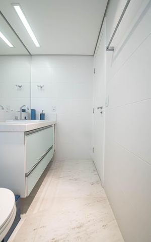 Apartamento à venda com 162m², 3 quartos e 3 vagasBanheiro da Suíte 1