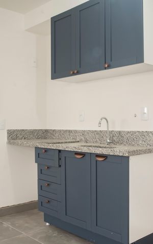 Studio à venda com 25m², 1 quarto e sem vagaCozinha