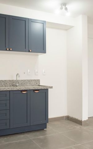 Studio à venda com 25m², 1 quarto e sem vagaCozinha